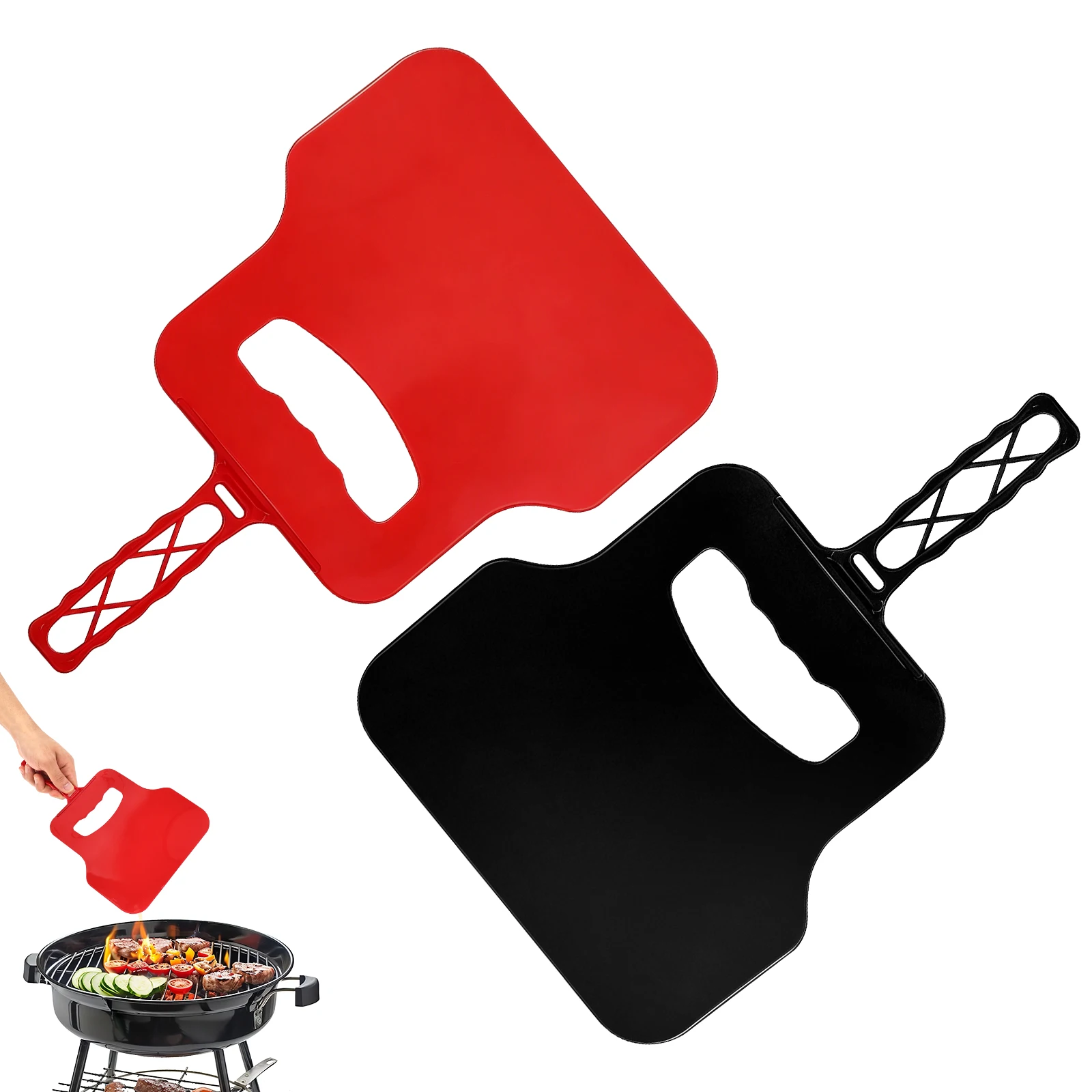Camping Cooking Griddle - Ventilador Manual de Plástico para Acender
