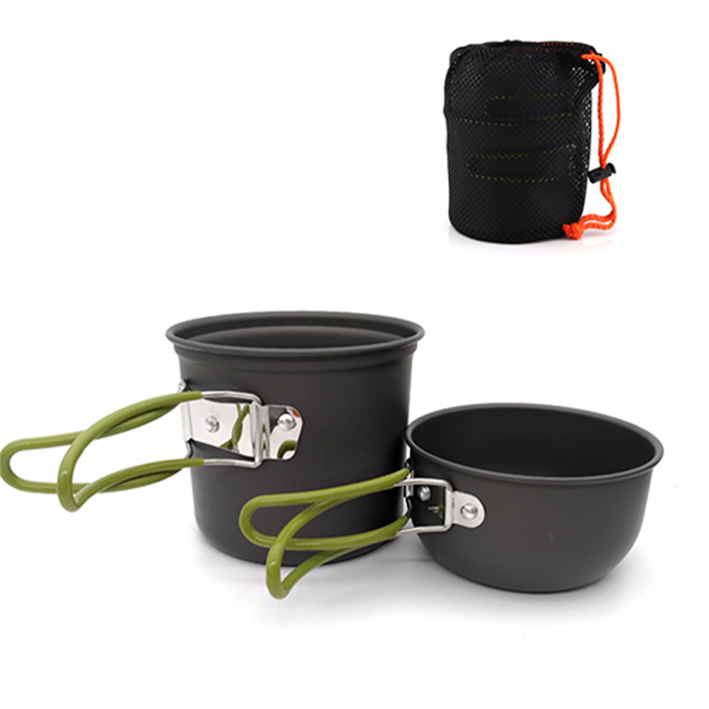 Camping Cooking Set Lightweight - Pacoone kit de utensílios de cozinha