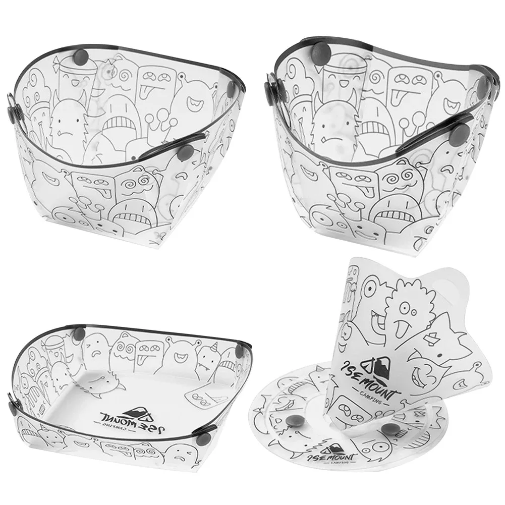 Camping Cooking Disc - PP dobrável louça portátil acampamento conjunto
