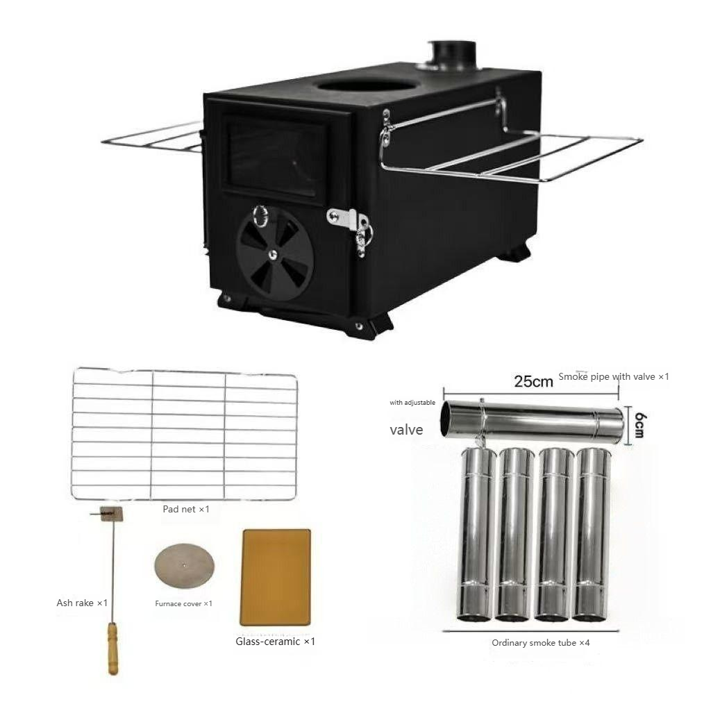 Camping Cooking Stove - Novo Fogão a Lenha de Aço