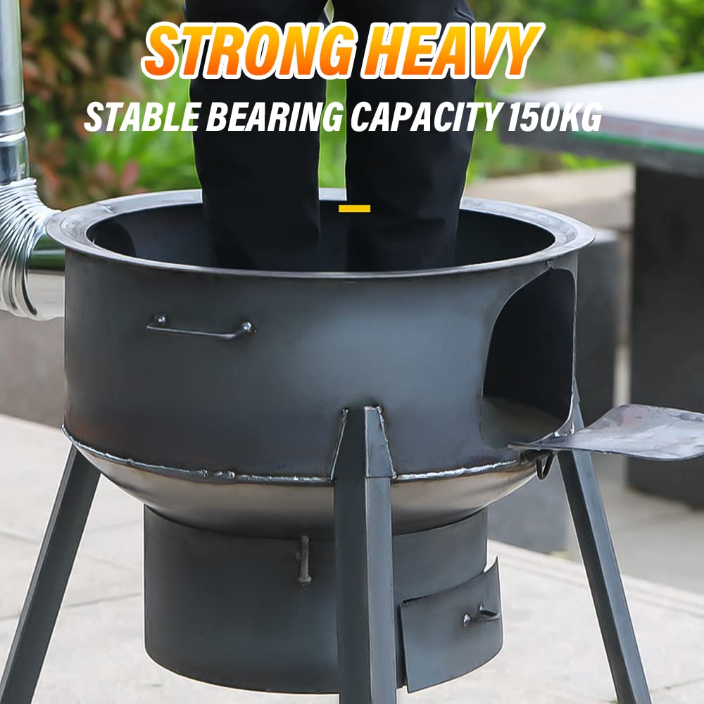 Camping Cooking Hot Plate - Fogão Portátil Desmontável de 58cm para