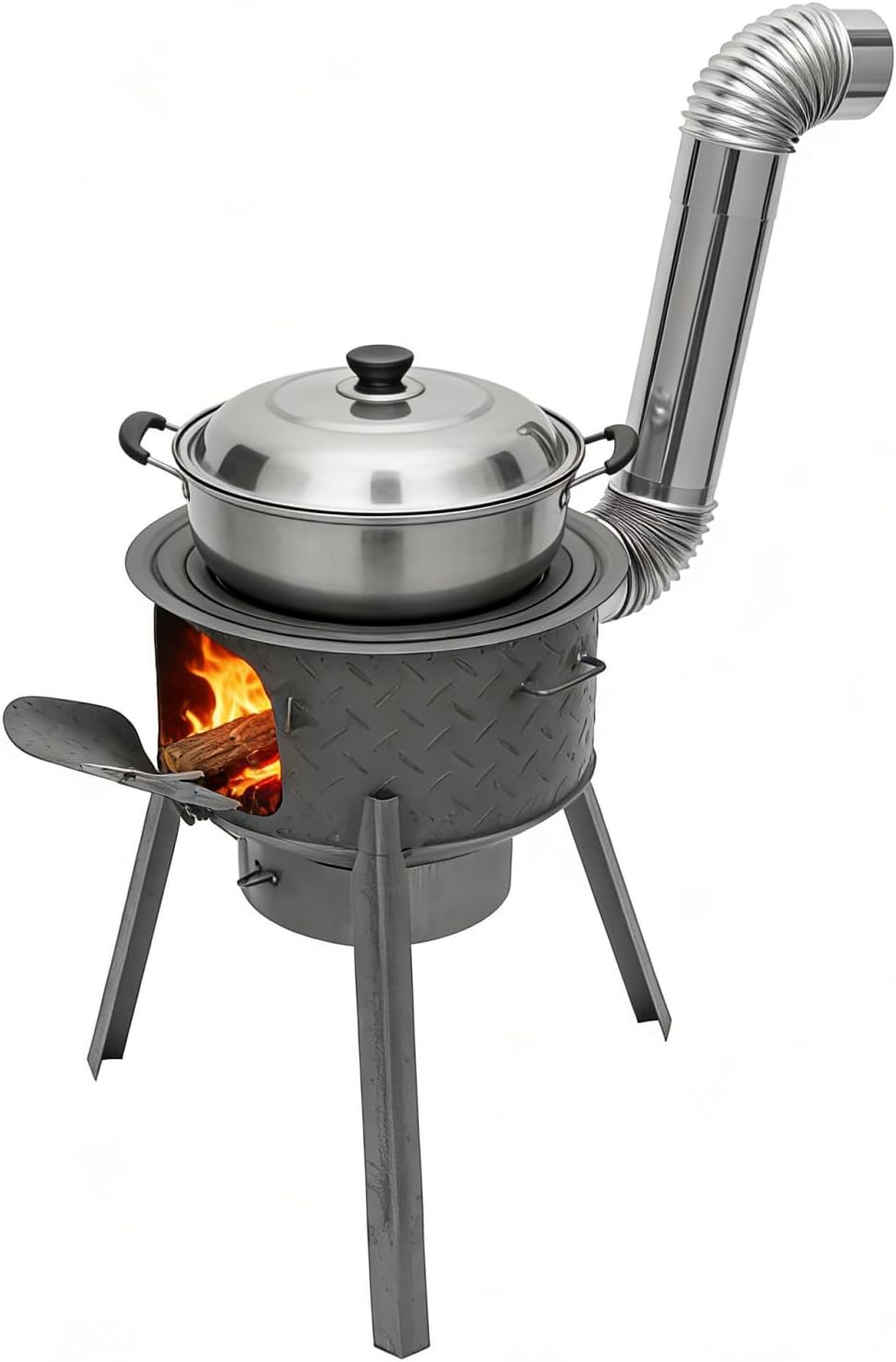 Camping Cooking Stove - Fogão Portátil a Lenha para Camping