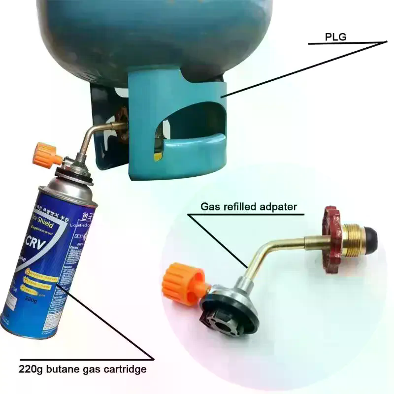 Camping Cooking Butane - Conector Adaptador para Recarga de Cilindro
