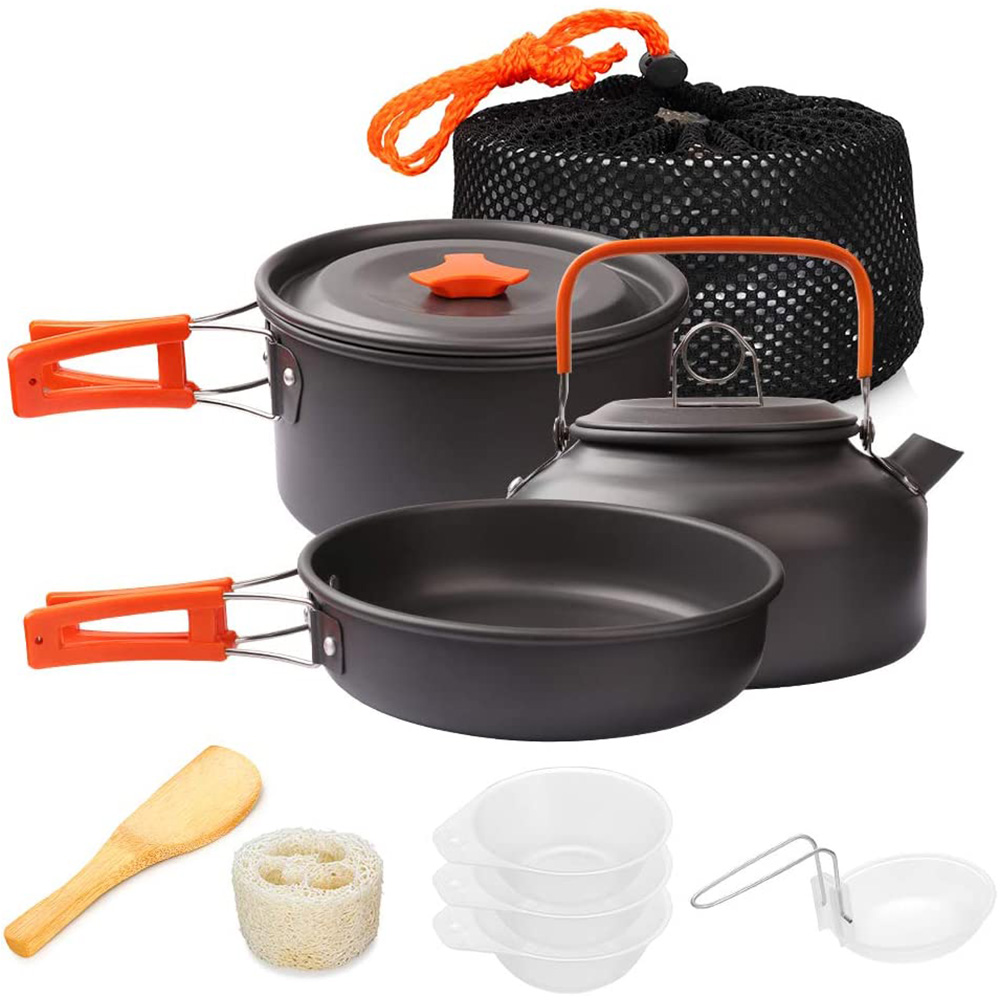 Camping Cooking Recipes - 1 pçs/1 conjunto kit de panelas