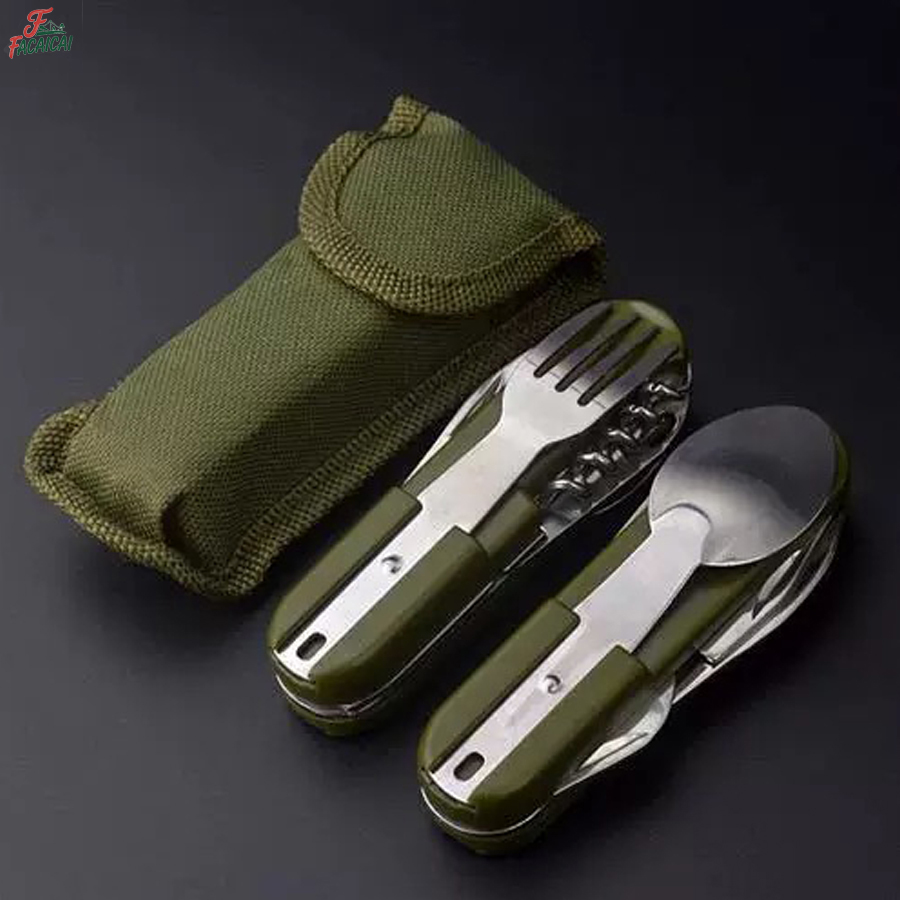 Camping Cooking Survival - Conjunto de Utensílios de Viagem 5