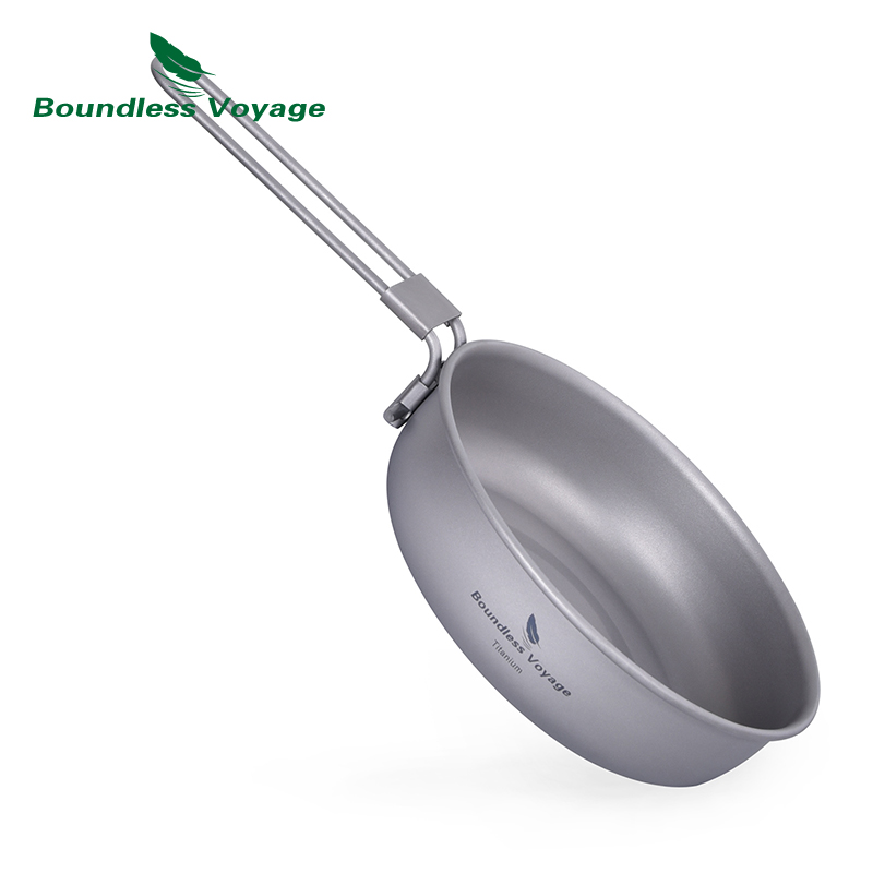 Camping Cooking Survival - Frigideira de titânio ultraleve Boundless Voyage