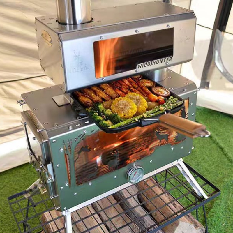 Camping Cooking Stove - Fogão a Lenha para Camping com