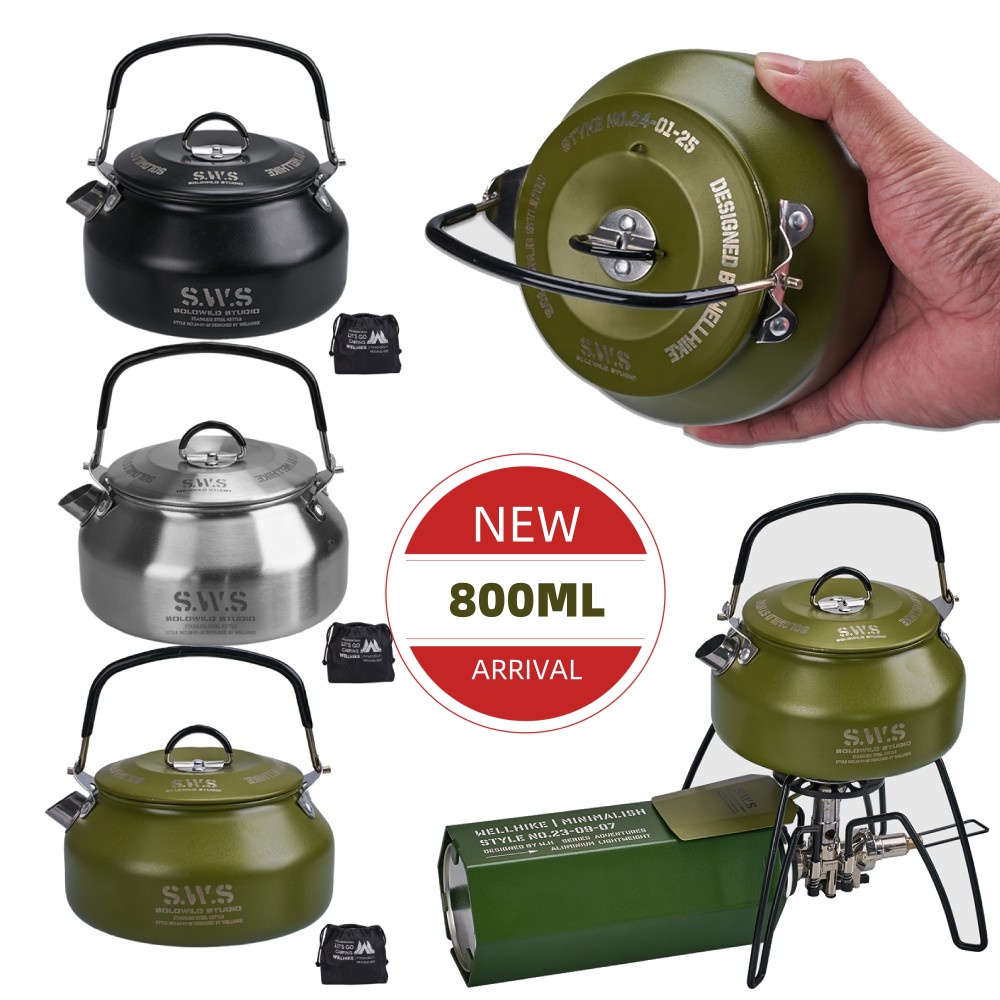 Camping Cooking Set Lightweight - Chaleira de acampamento ao ar livre