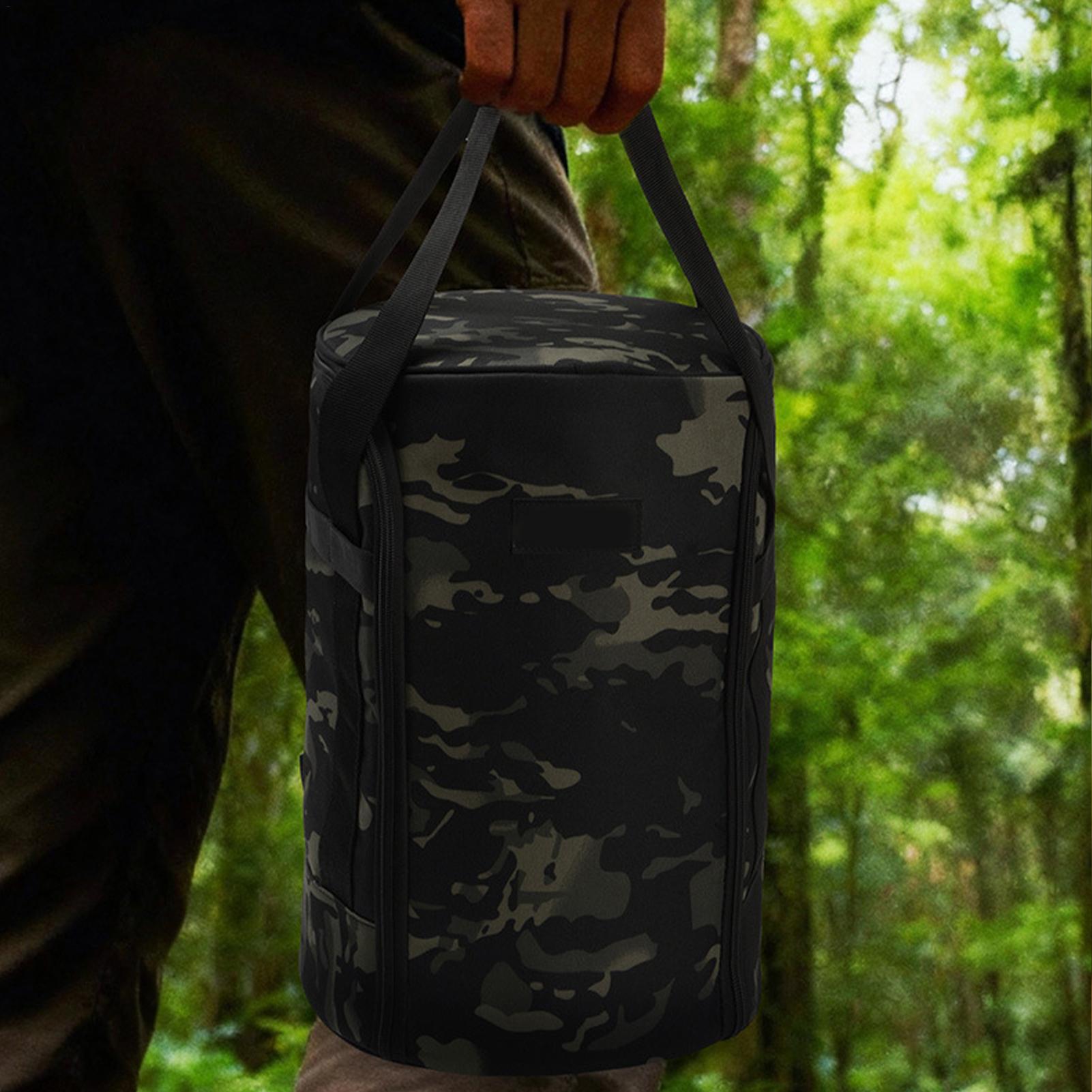 Camping Cooking Cylinder - Sacola de acampamento cilindro carry case