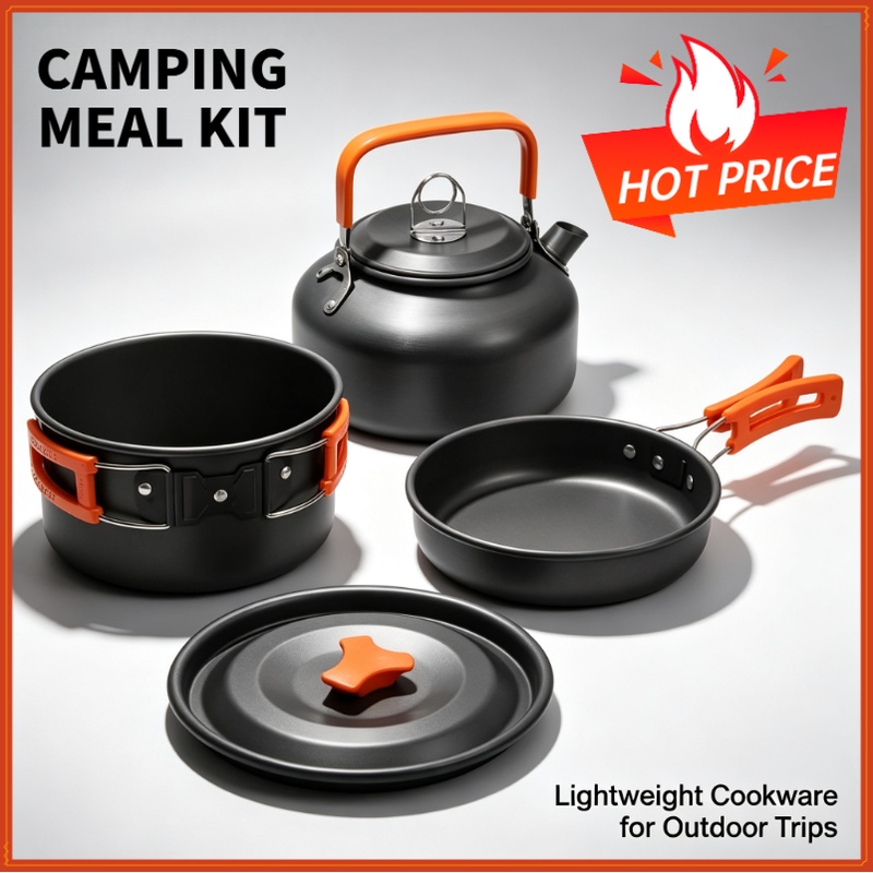 Camping Cooking Survival - Conjunto de utensílios de cozinha para