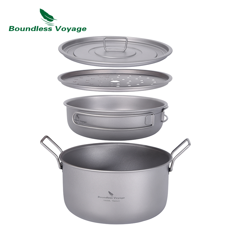 Camping Cooking Recipes - Boundless viagem acampamento cozinhar pote multifuncional