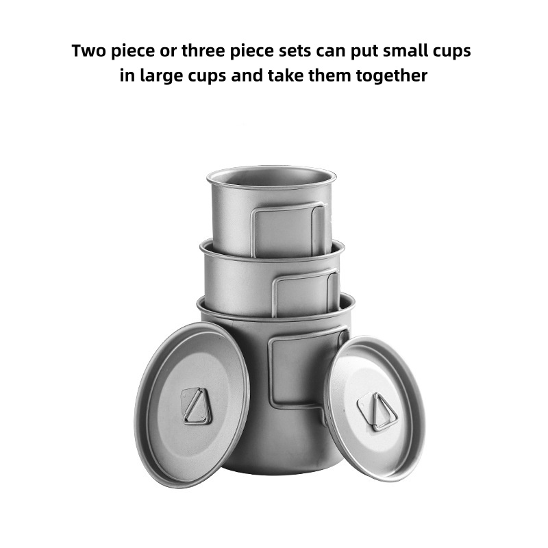 Caneca de camping de titânio c - Camping Cooking Survival avaliação e preço
