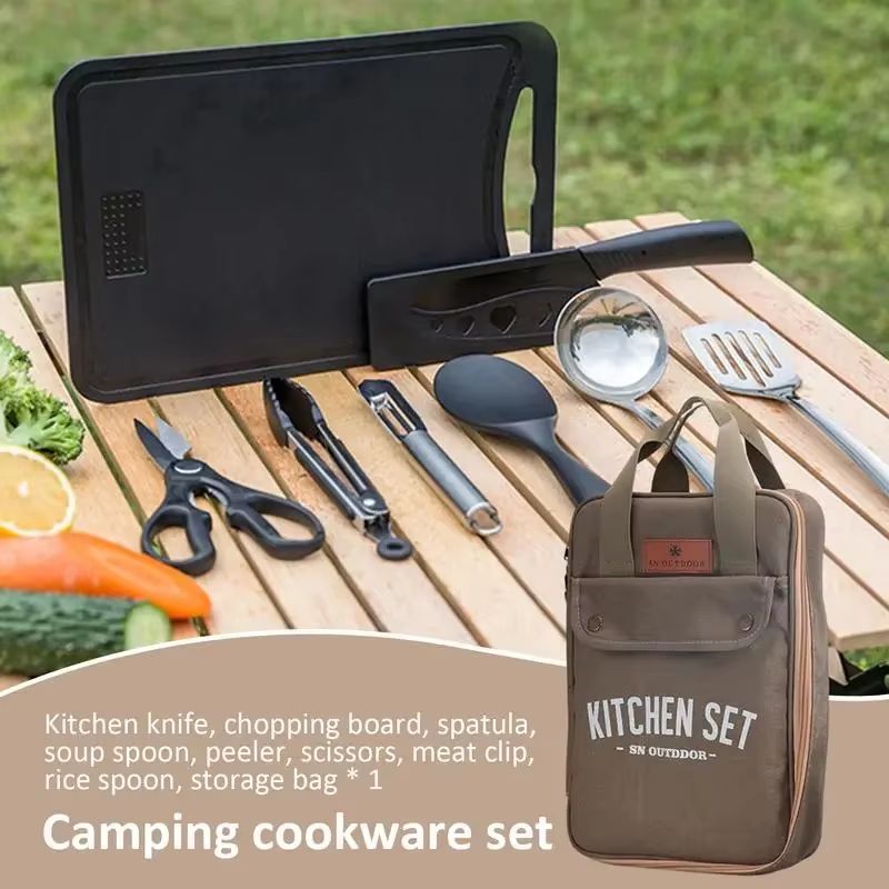 Conjunto de Utensílios de Cozi - Camping Cooking Survival avaliação e preço