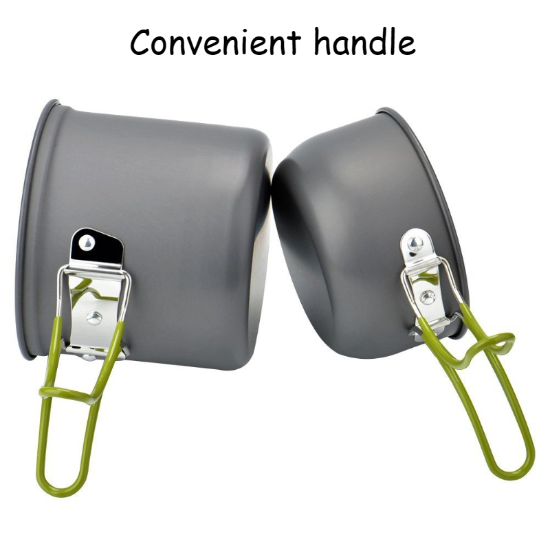 Conjunto de panelas portáteis  - Camping Cooking Set Lightweight avaliação e preço