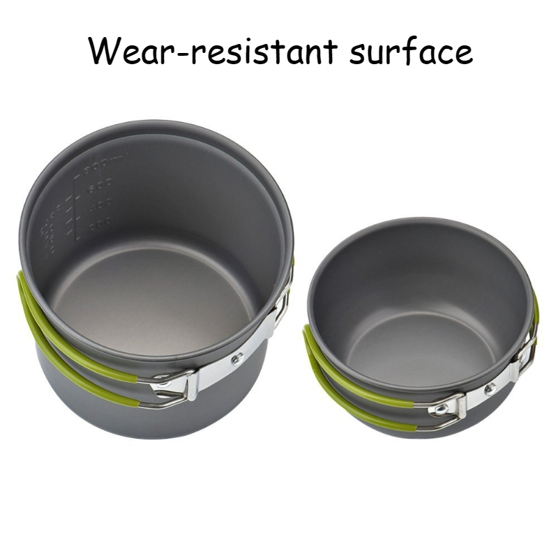 Conjunto de panelas portáteis  - Camping Cooking Set Lightweight avaliação e preço