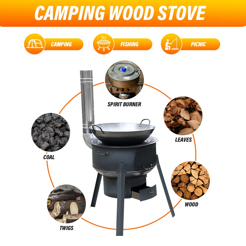 Fogão Portátil Desmontável de  - Camping Cooking Hot Plate avaliação e preço