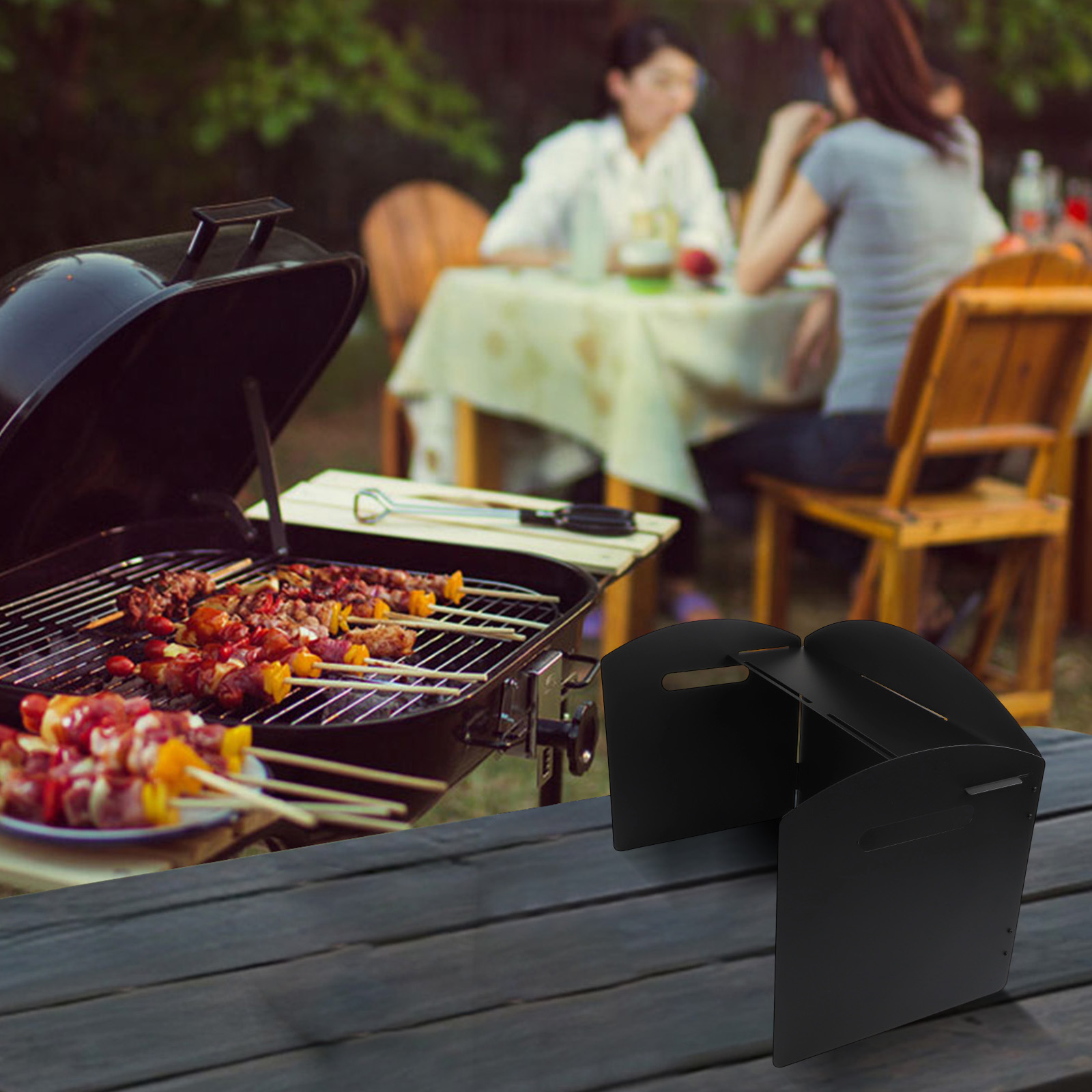 Bloqueador de vento portátil p - Camping Cooking Wind Blocker avaliação e preço