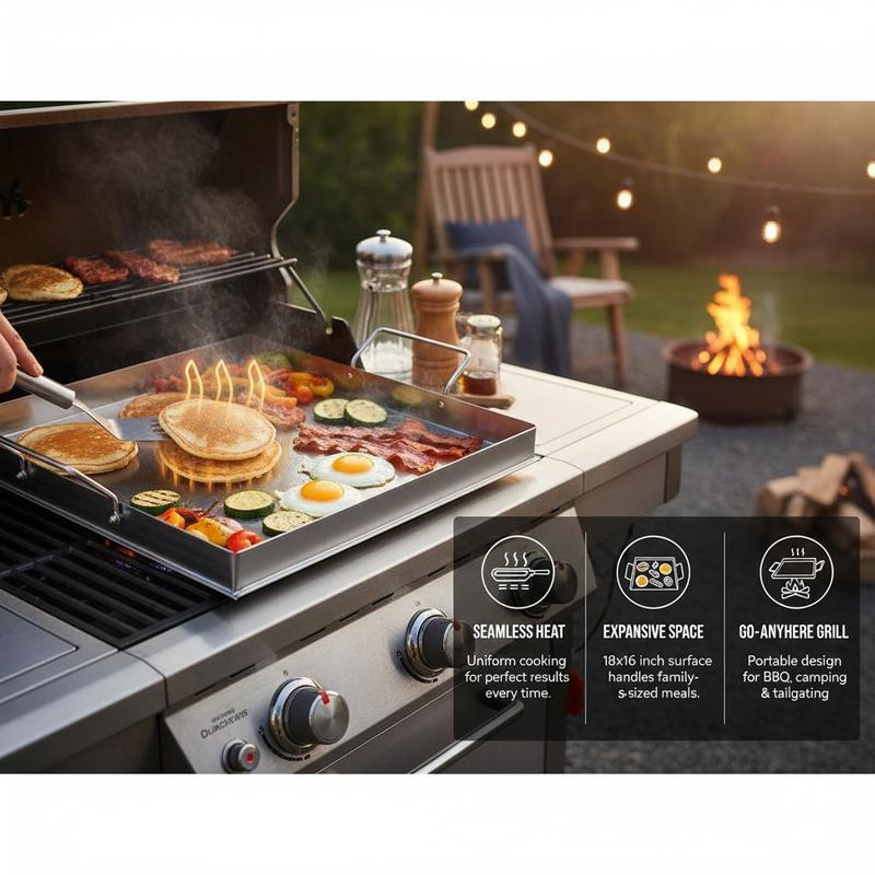 Chapa de Grelhar Universal Ret - Camping Cooking Survival avaliação e preço
