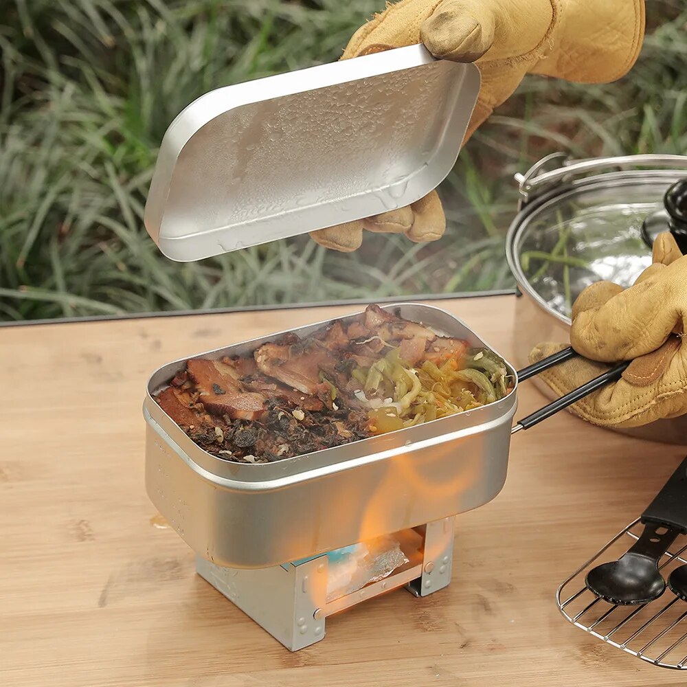 Lancheiras de alumínio 800/140 - Camping Outdoor Cooking Table avaliação e preço