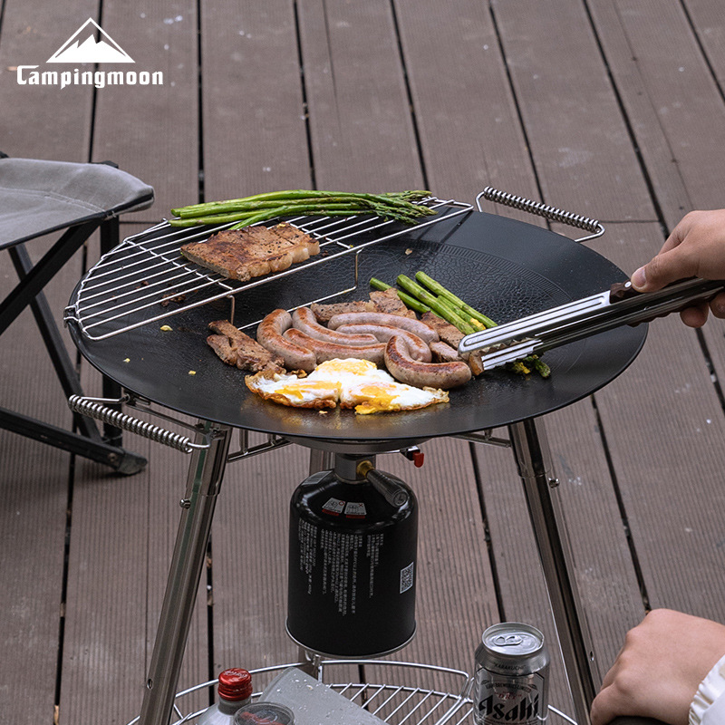 CAMPINGMOON GRW-45F Chapa de A - Camping Cooking Griddle avaliação e preço