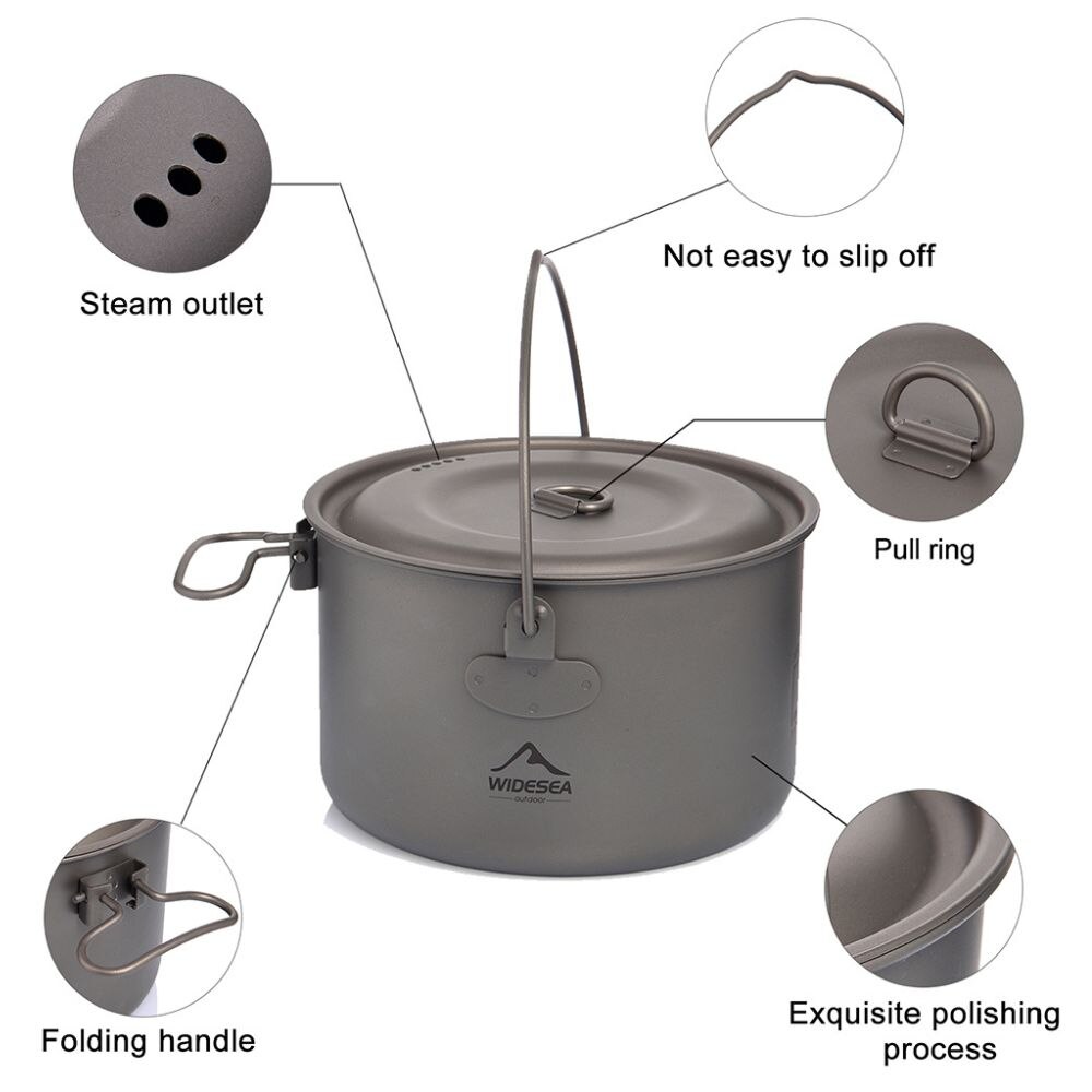 Widesea-Conjunto De Panelas De - Camping Cooking Cylinder avaliação e preço