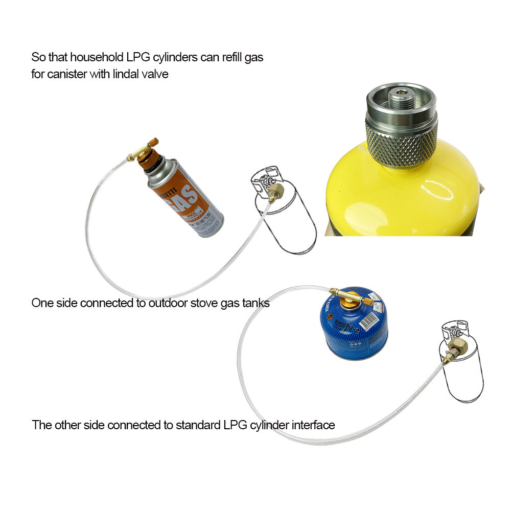 Adaptador De Recarga De Gás Fo - Camping Cooking Butane avaliação e preço