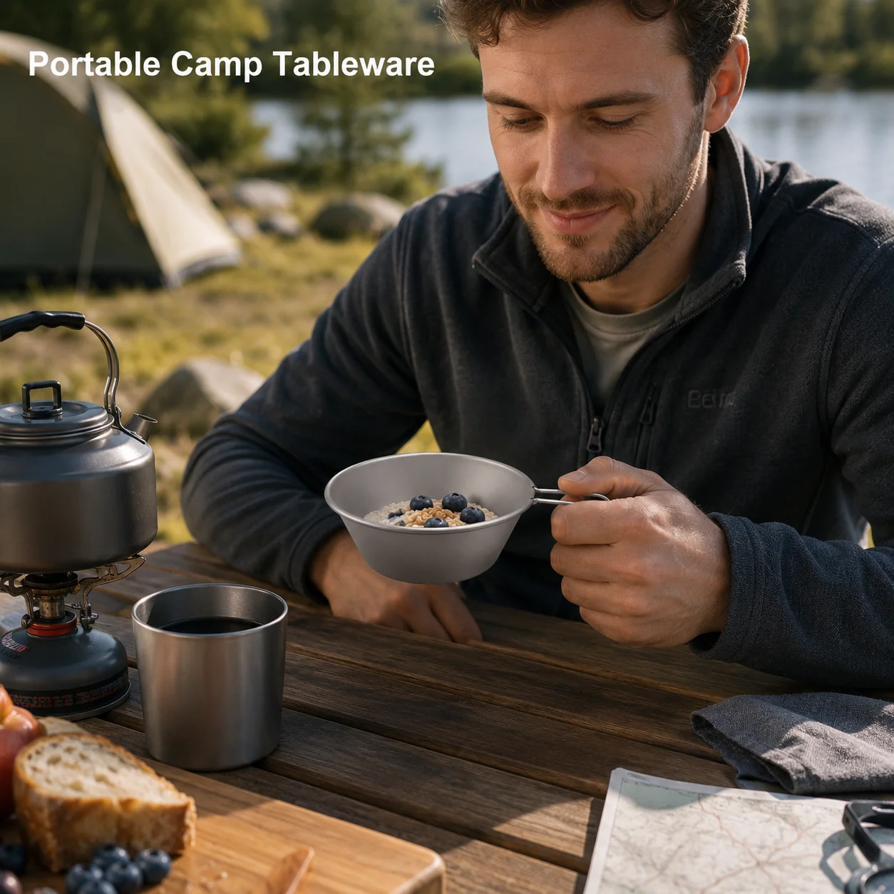 Copo de Camping Leve em Titâni - Camping Cooking Set Lightweight avaliação e preço