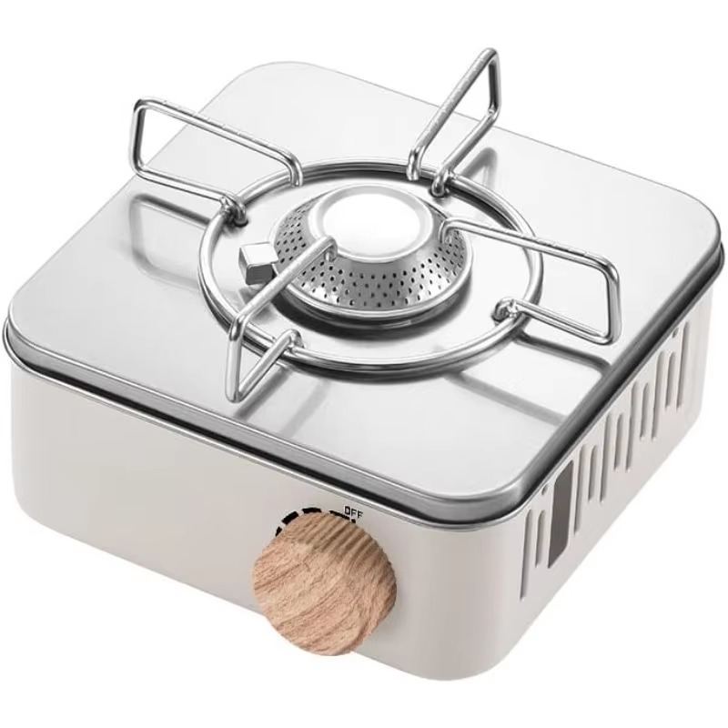 Mini fogão a gás portátil com  - Camping Cooking Butane avaliação e preço