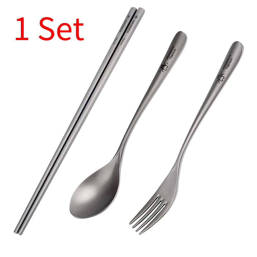 Leve titânio pauzinhos colher  - Camping Cooking Set Lightweight avaliação e preço