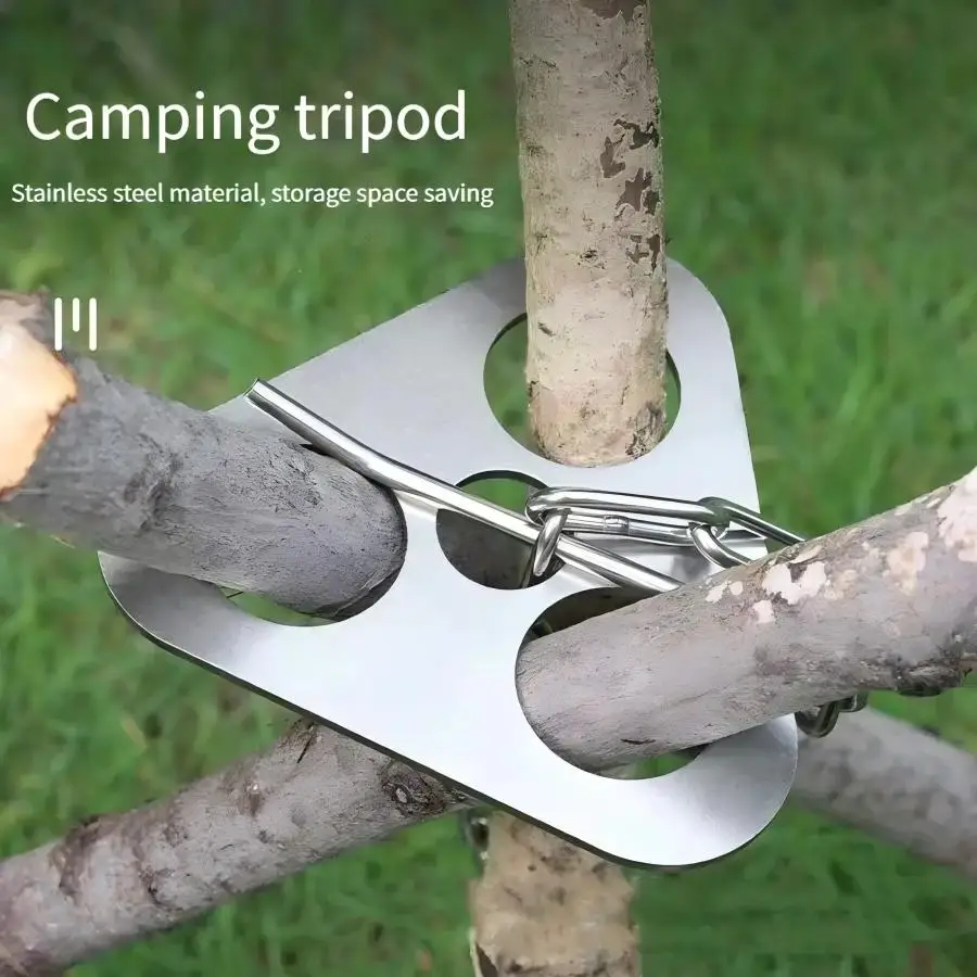 Aço inoxidável portátil acampa - Camping Cooking Multi Tool avaliação e preço