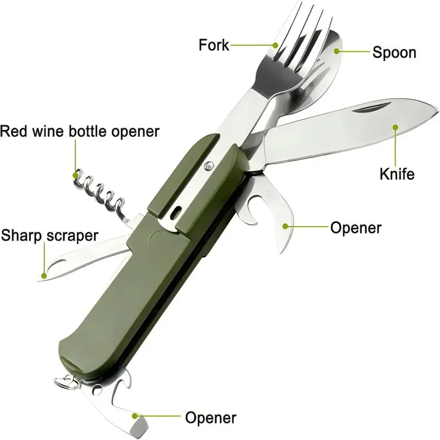 Conjunto de Utensílios de Viag - Camping Cooking Survival avaliação e preço