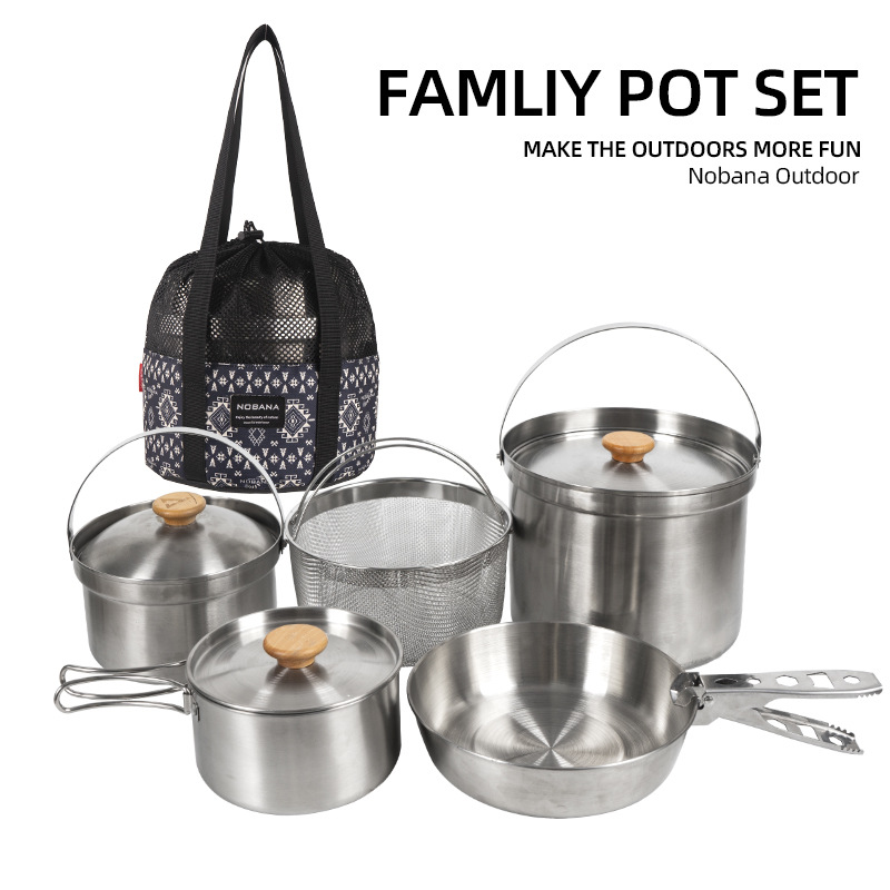 Nobana mais novo conjunto de p - Camping Cooking Cylinder avaliação e preço