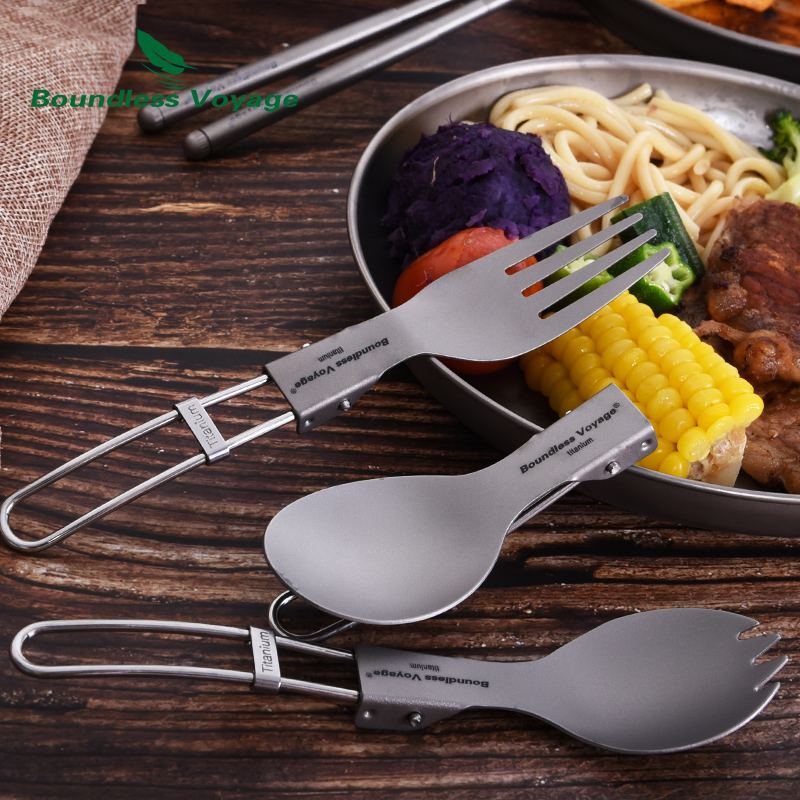 Talheres de titânio para acamp - Camping Cooking Disc avaliação e preço