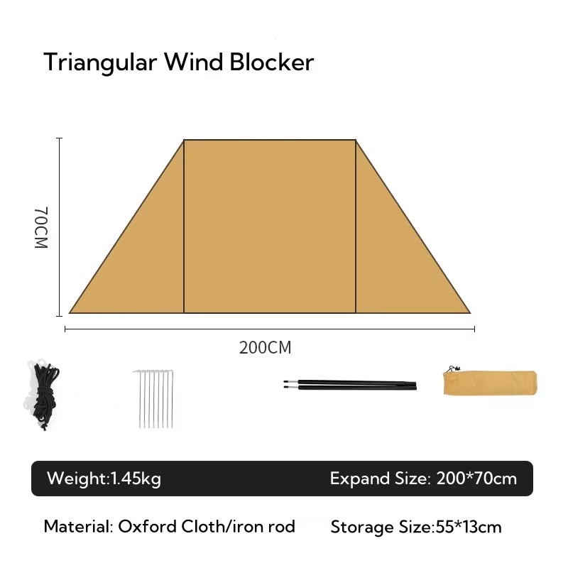Pára-brisa de cozinha oxford p - Camping Cooking Wind Blocker avaliação e preço