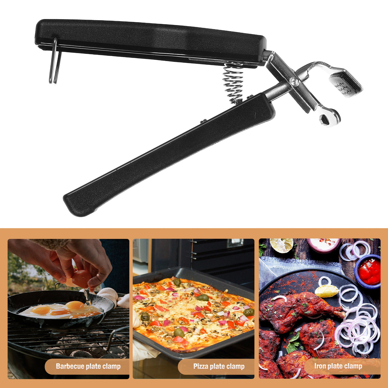 2 Peças de Pinças de Aço Inoxi - Camping Cooking Hot Plate avaliação e preço