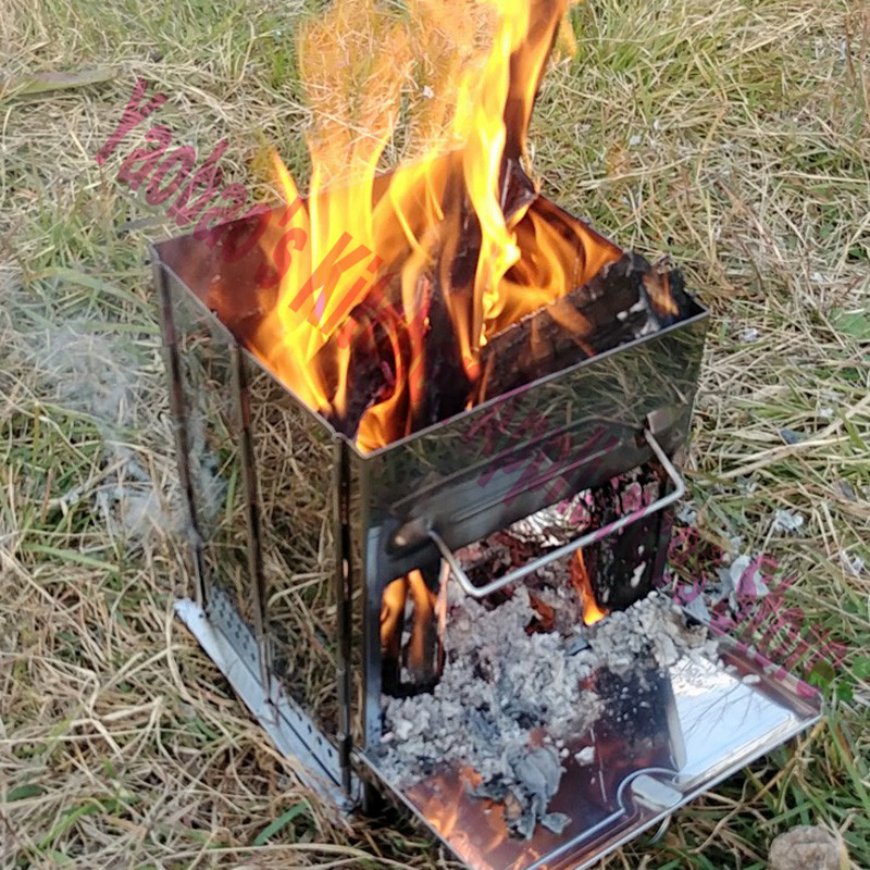 Fogão a Lenha Portátil Desmont - Camping Cooking Stove avaliação e preço