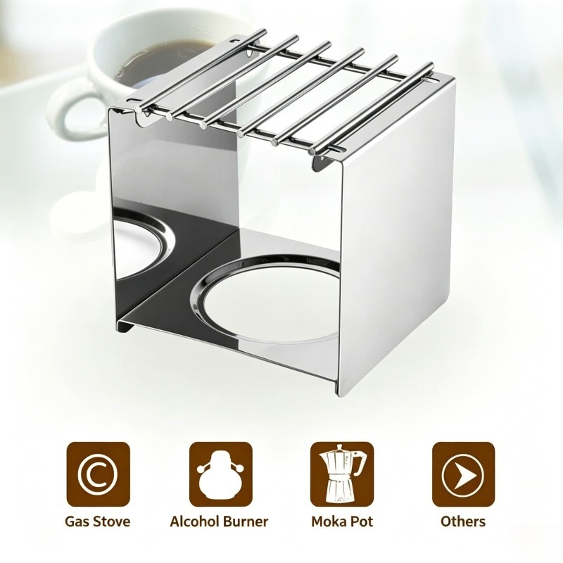Suporte Quadrado de Aço Inoxid - Camping Cooking Cylinder avaliação e preço