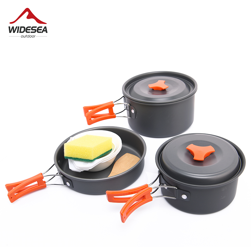 Widesea conjunto de panelas pa - Camping Cooking Cylinder avaliação e preço