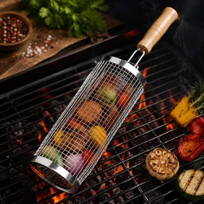 Conjunto de Cestas Redondas pa - Camping Cooking Griddle avaliação e preço