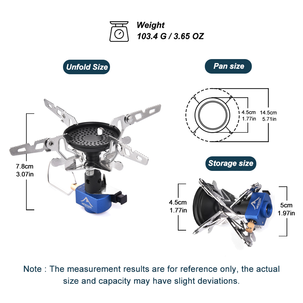 Fogão a Gás para Camping ao Ar - Camping Cooking Stove avaliação e preço