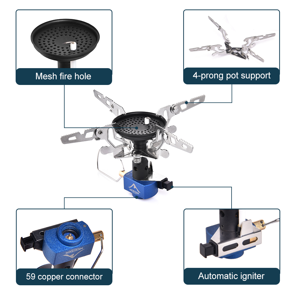 Fogão a Gás para Camping ao Ar - Camping Cooking Stove avaliação e preço