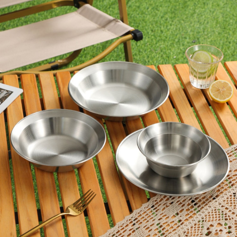 Conjunto de talheres de aço in - Camping Cooking Disc avaliação e preço