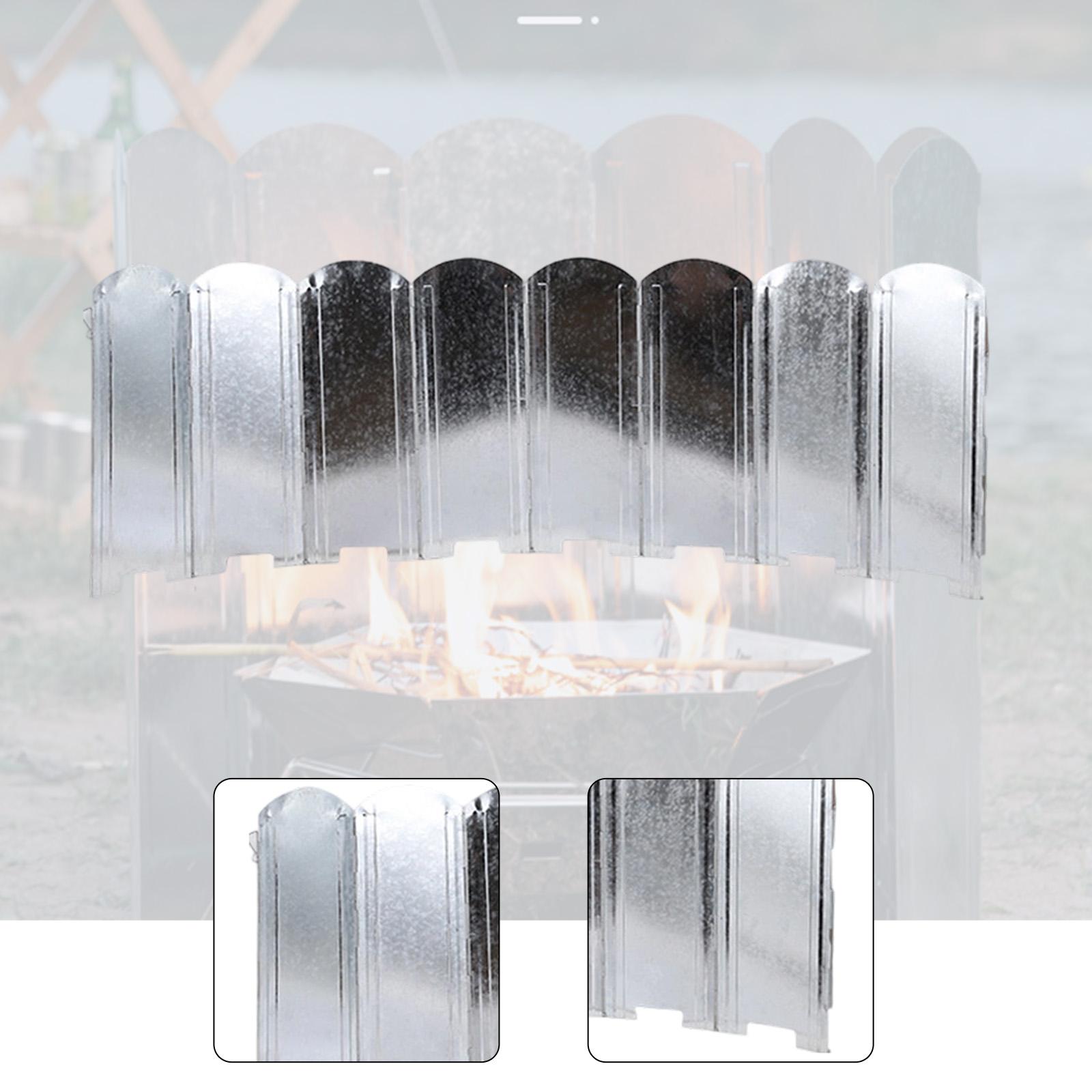 Fogareiros Portáteis para Camp - Camping Cooking Wind Blocker avaliação e preço
