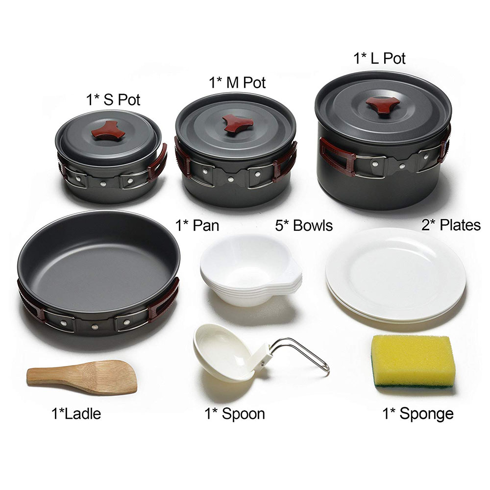 Kit de panelas para acampament - Camping Cooking Recipes avaliação e preço