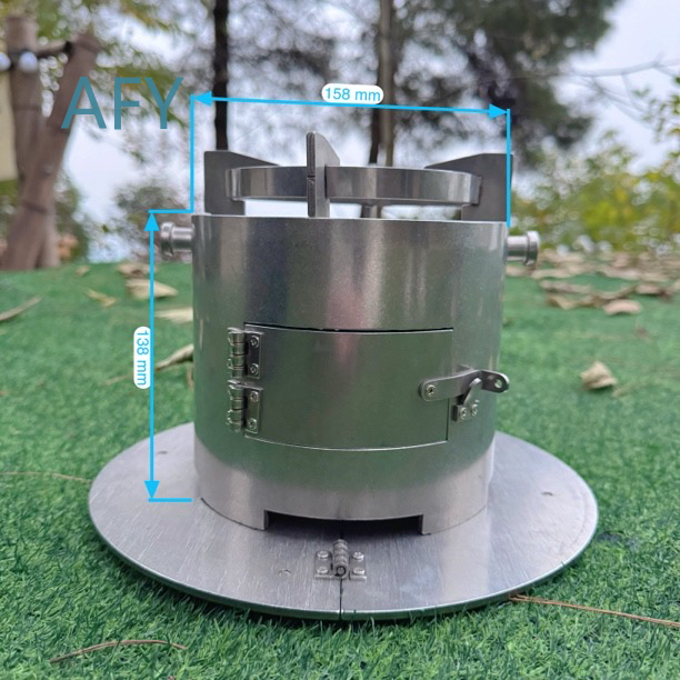 Fogão Gaseificador Portátil a  - Camping Cooking Hot Plate avaliação e preço