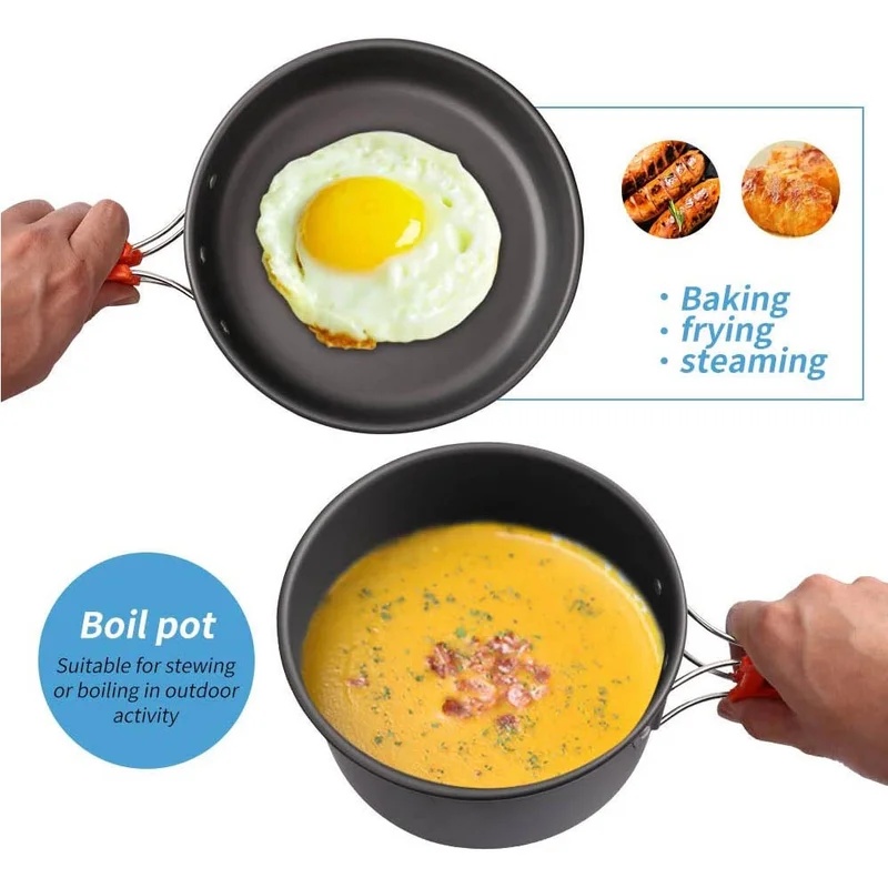 Conjunto de utensílios de cozi - Camping Cooking Survival avaliação e preço