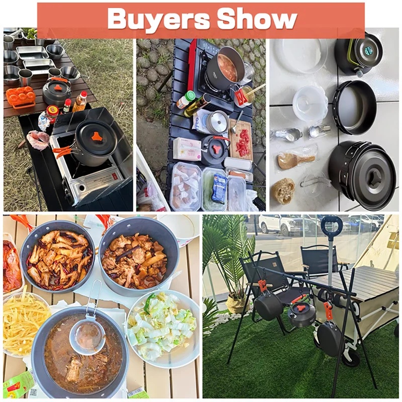 Conjunto de utensílios de cozi - Camping Cooking Survival avaliação e preço