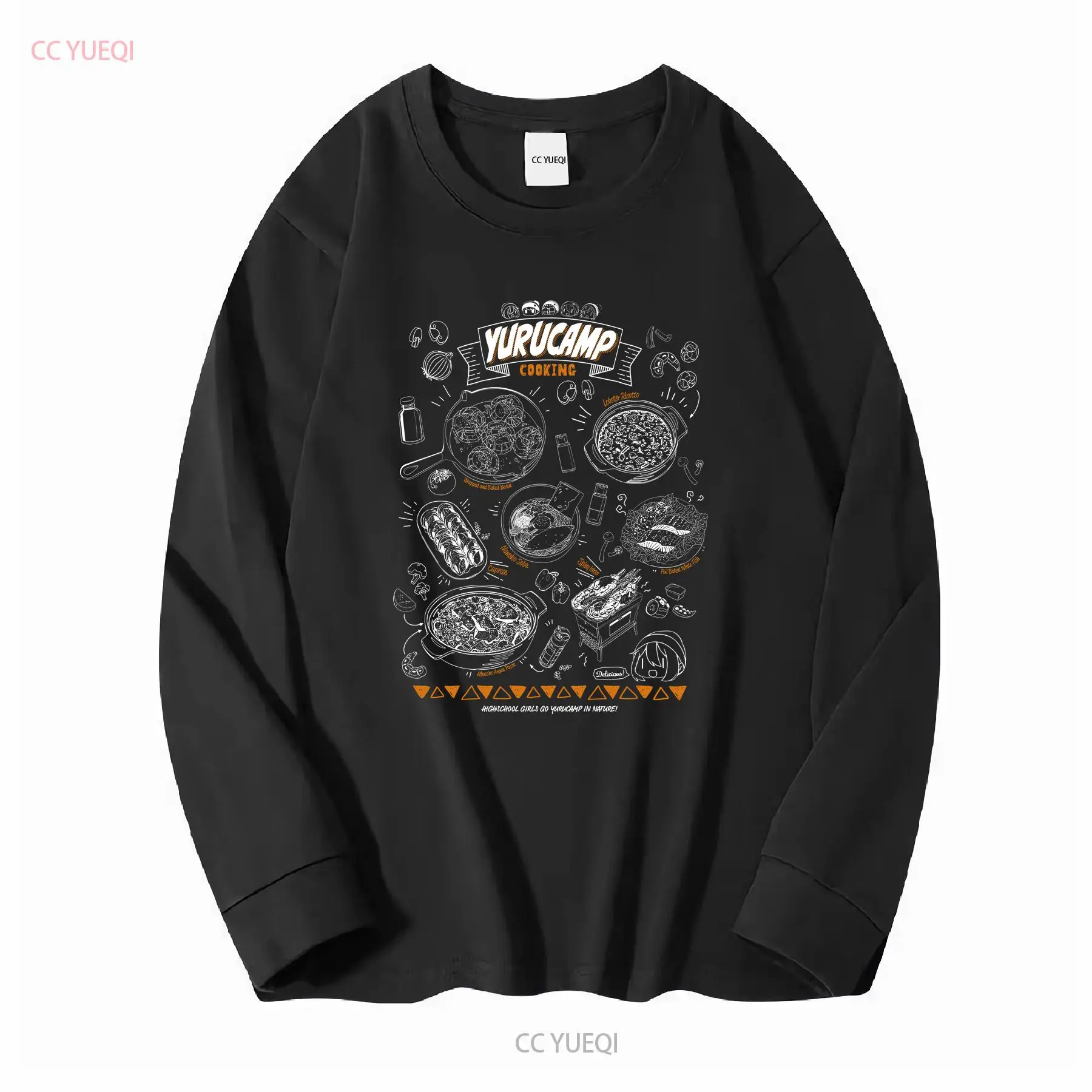 Camiseta Yuru Camp Yurucan Coo - Japan Camping Cooking avaliação e preço